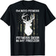 I'm Into Fitness Fit'ness Deer In My Freezer Hunter on back T-Shirt - T-Shirt | Black