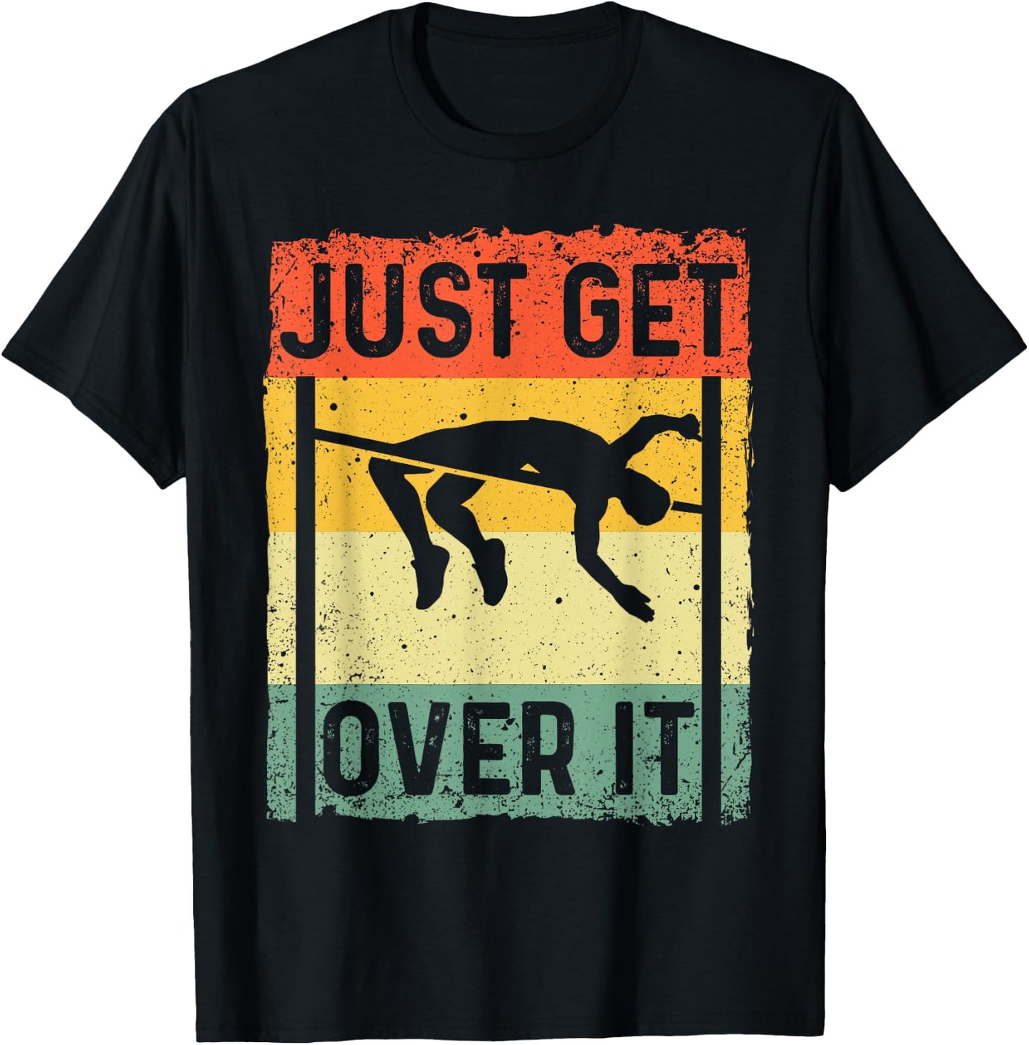 Cool High Jump Design Women High Jump Sport Lovers T-Shirt - T-Shirt | Black