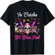 Sugar Skull In October We Wear Pink Breast Cancer Halloween T-Shirt - T-Shirt | Black