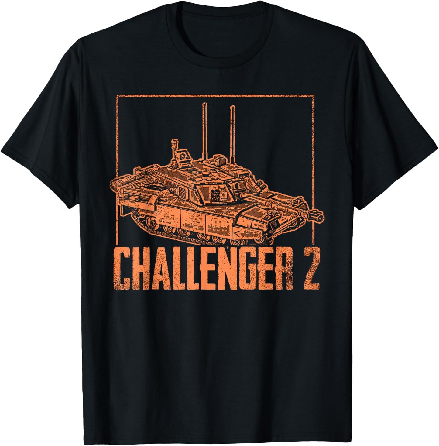 Challenger 2 Battle Tank United Kingdom British Military T-Shirt - T-Shirt | Black