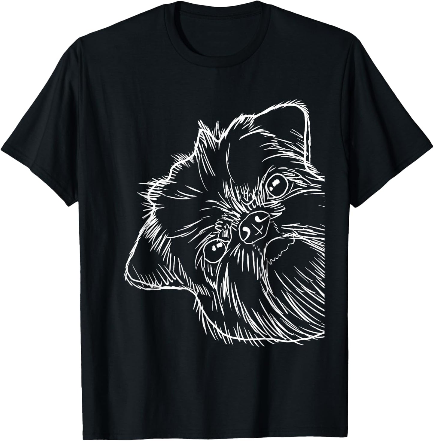 Funny Dog Brussels Griffon T-Shirt - T-Shirt | Black