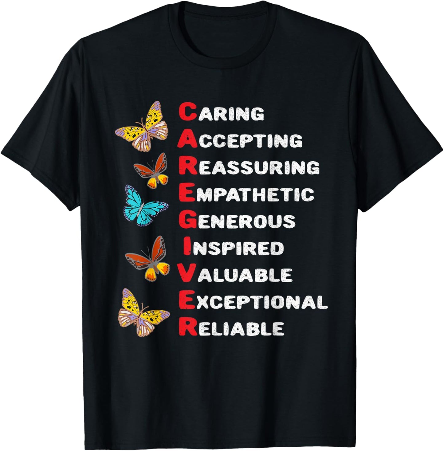 Patient Care Assistant Home Health Worker Caregiver T-Shirt - T-Shirt | Black