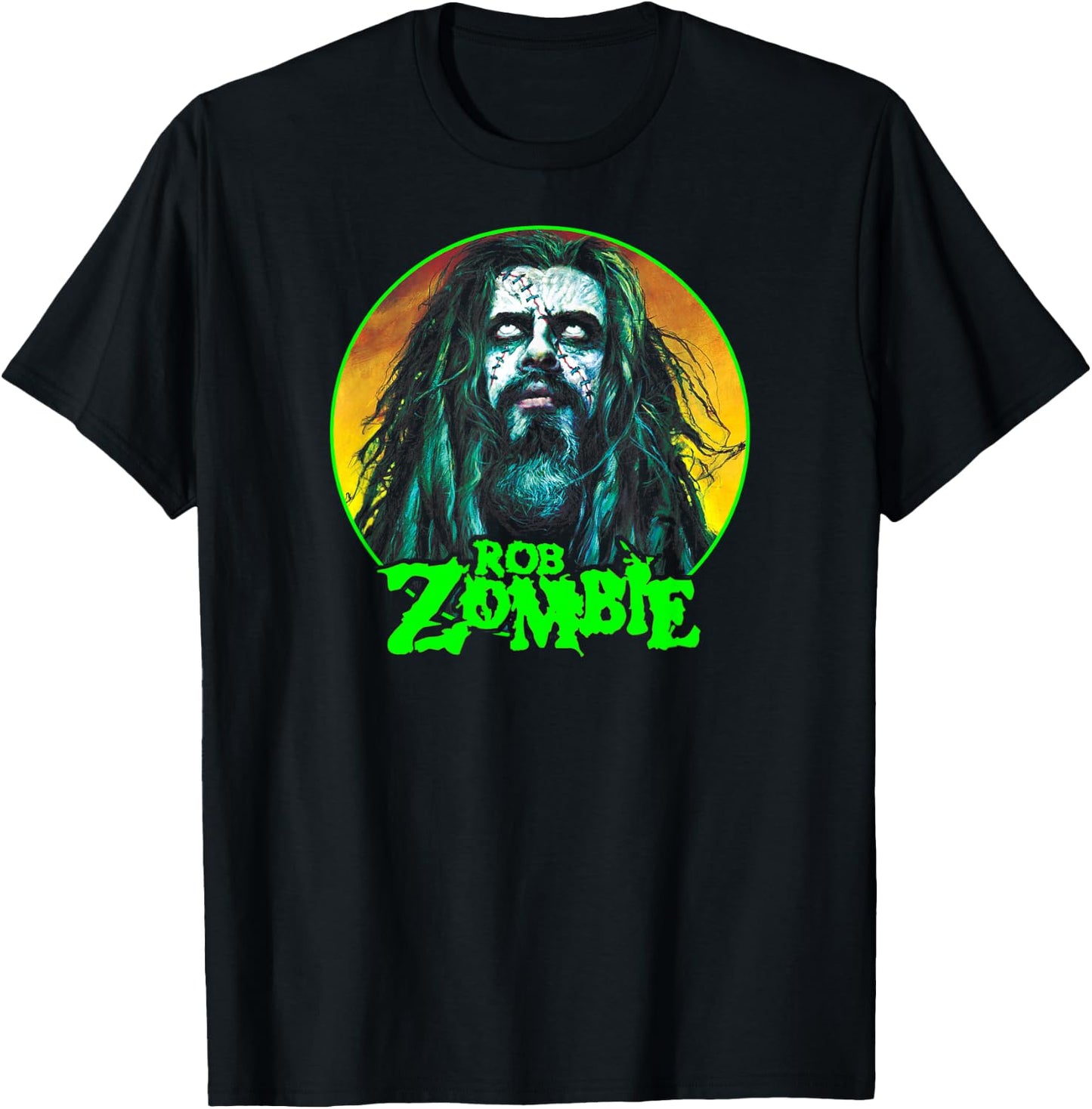 Rob Zombie – Circle Face T-Shirt - T-Shirt | Black
