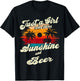 Just a Girl who loves Sunshine and Beer T-Shirt - T-Shirt | Black