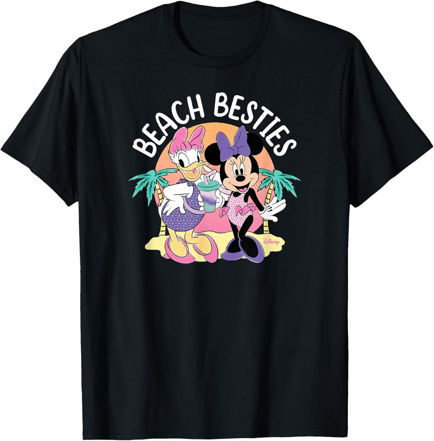 Disney - Minnie Daisy Beach Besties T-Shirt - T-Shirt | Black