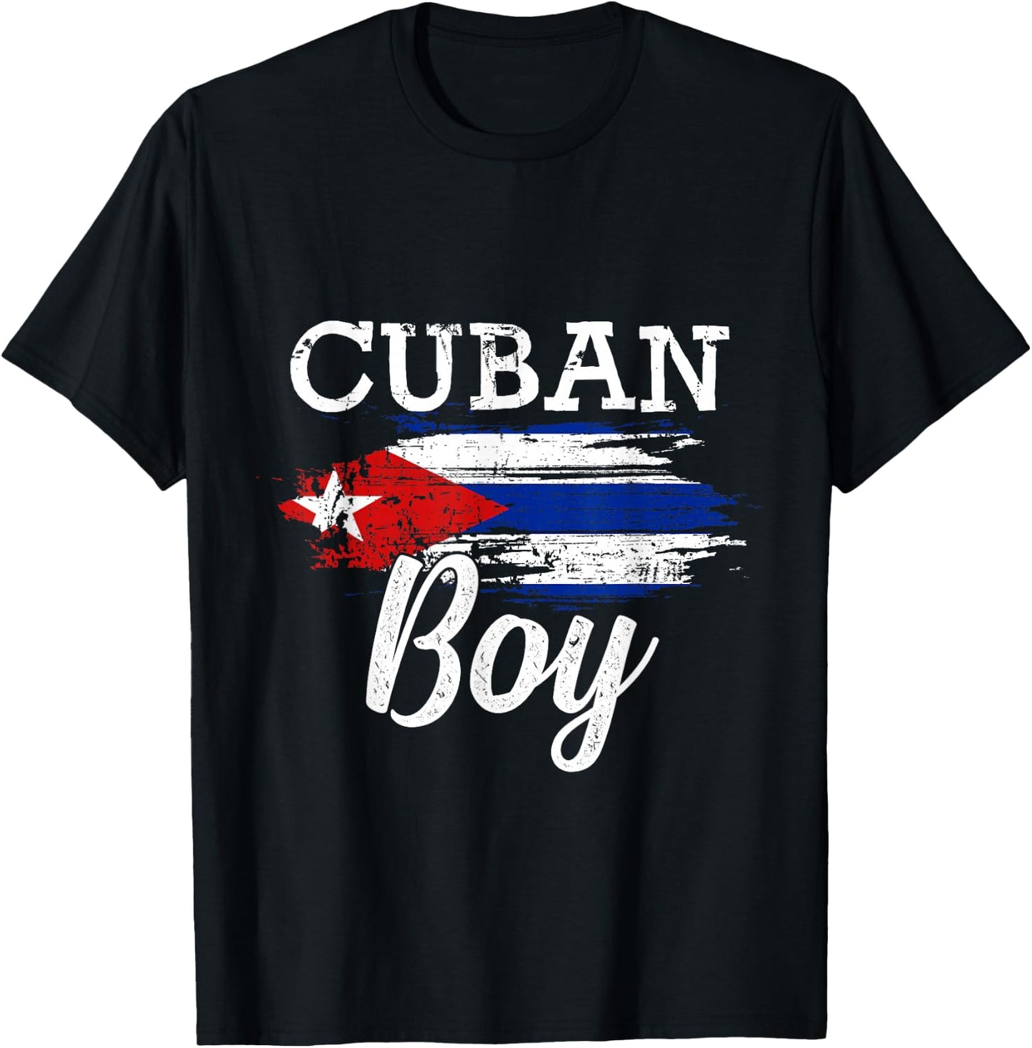 Funny Cuba Lover Graphic for Boys Men Kids Cuban T-Shirt - T-Shirt | Black