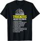 Funny Truck Driver Trucker Truck T-Shirt - T-Shirt | Black