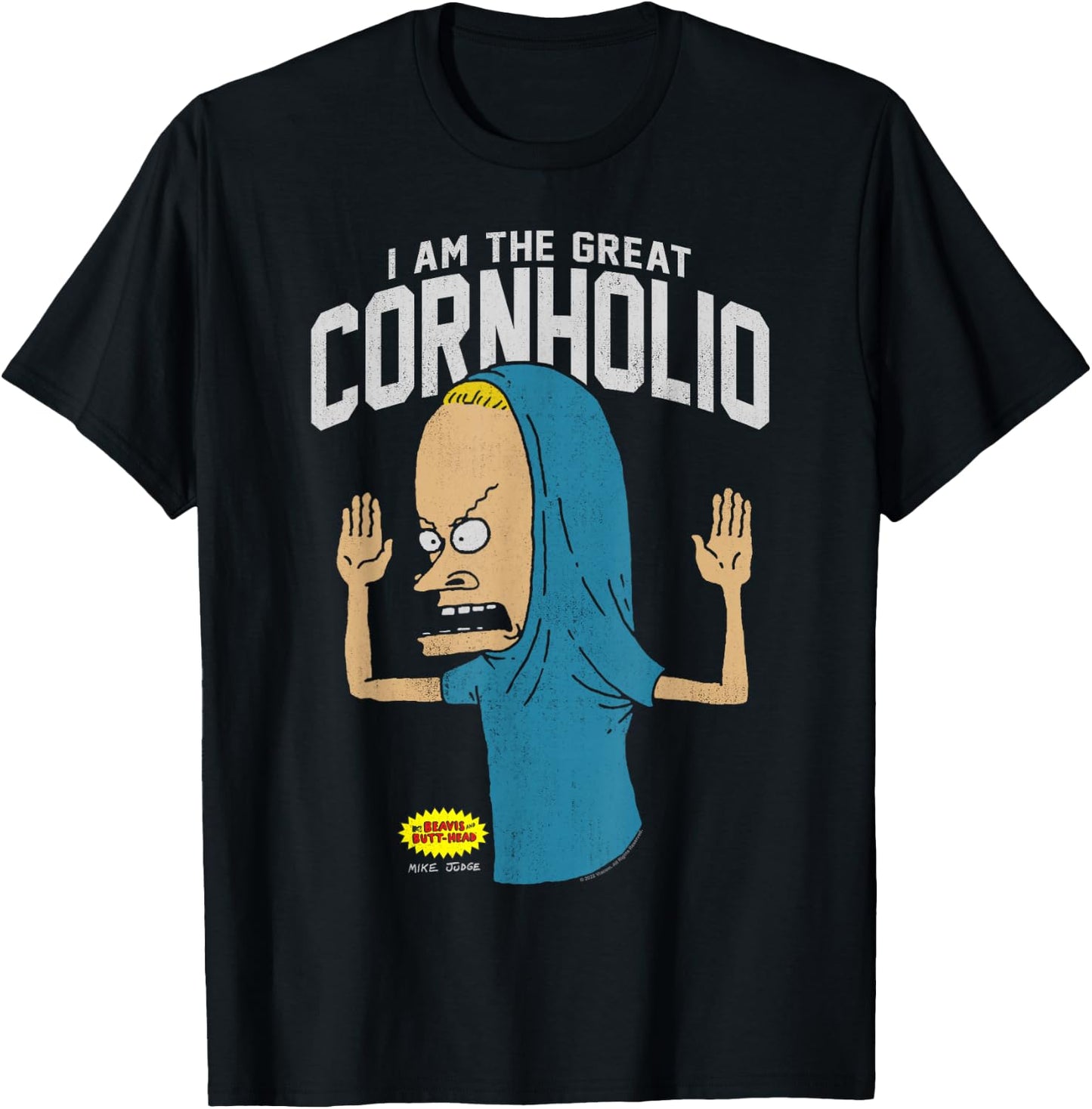 Beavis and Butt-Head I Am The Great Cornholio Small T-Shirt - T-Shirt | Black