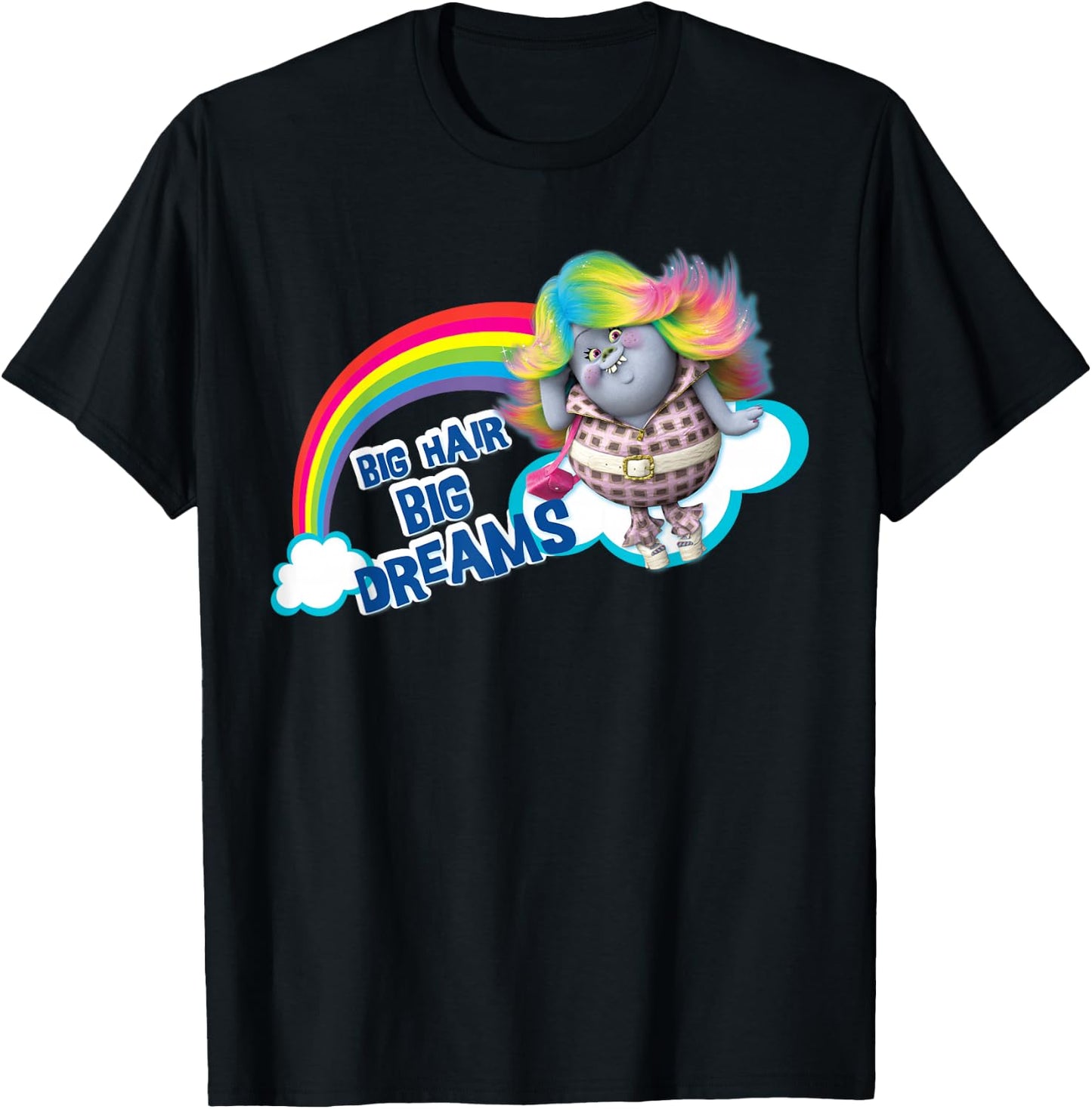 DreamWorks Trolls Big Hair Big Dreams Bridget T-Shirt - T-Shirt | Black