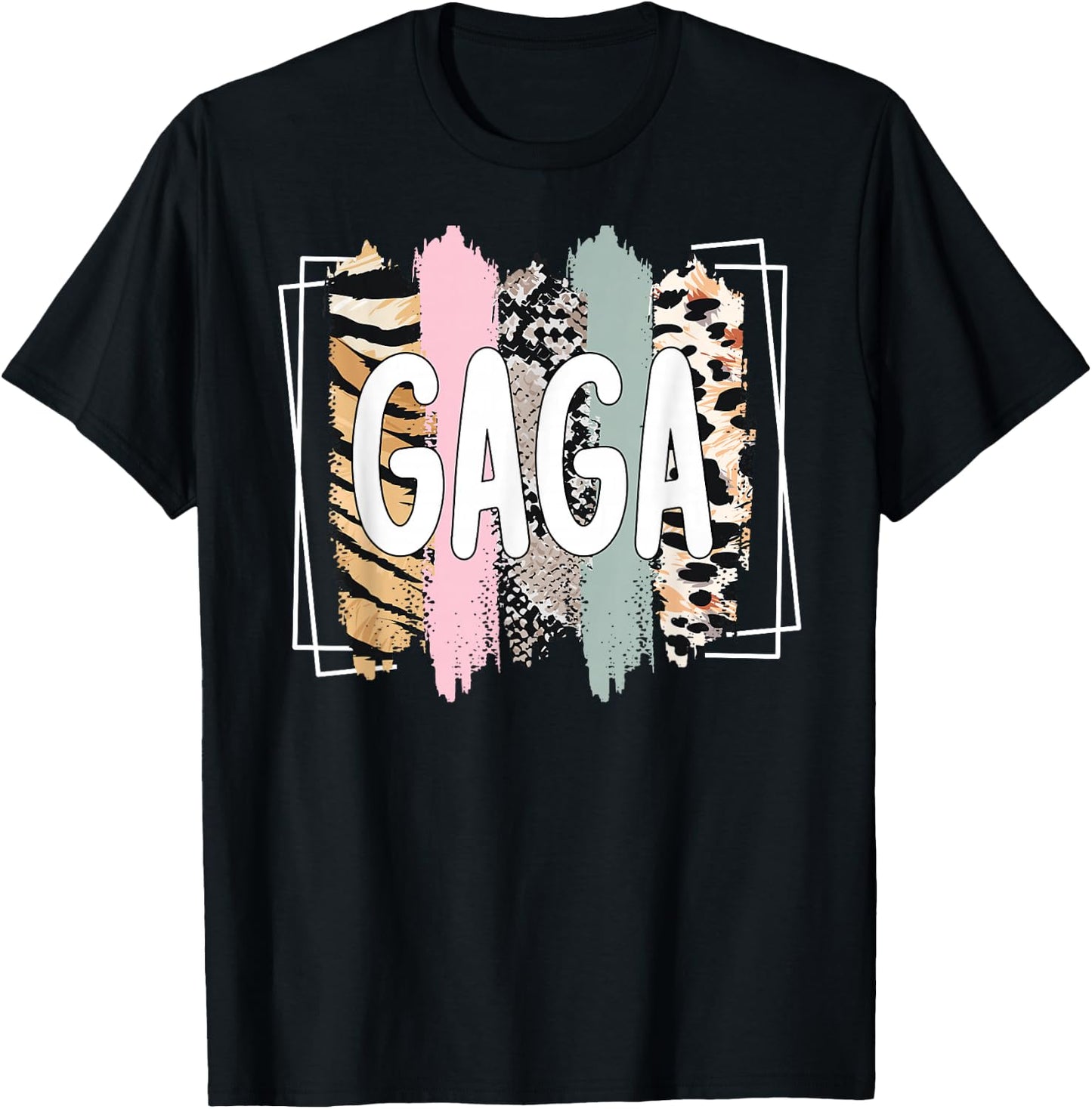 Best Gaga Grandmother Appreciation Gaga Grandma T-Shirt - T-Shirt | Black