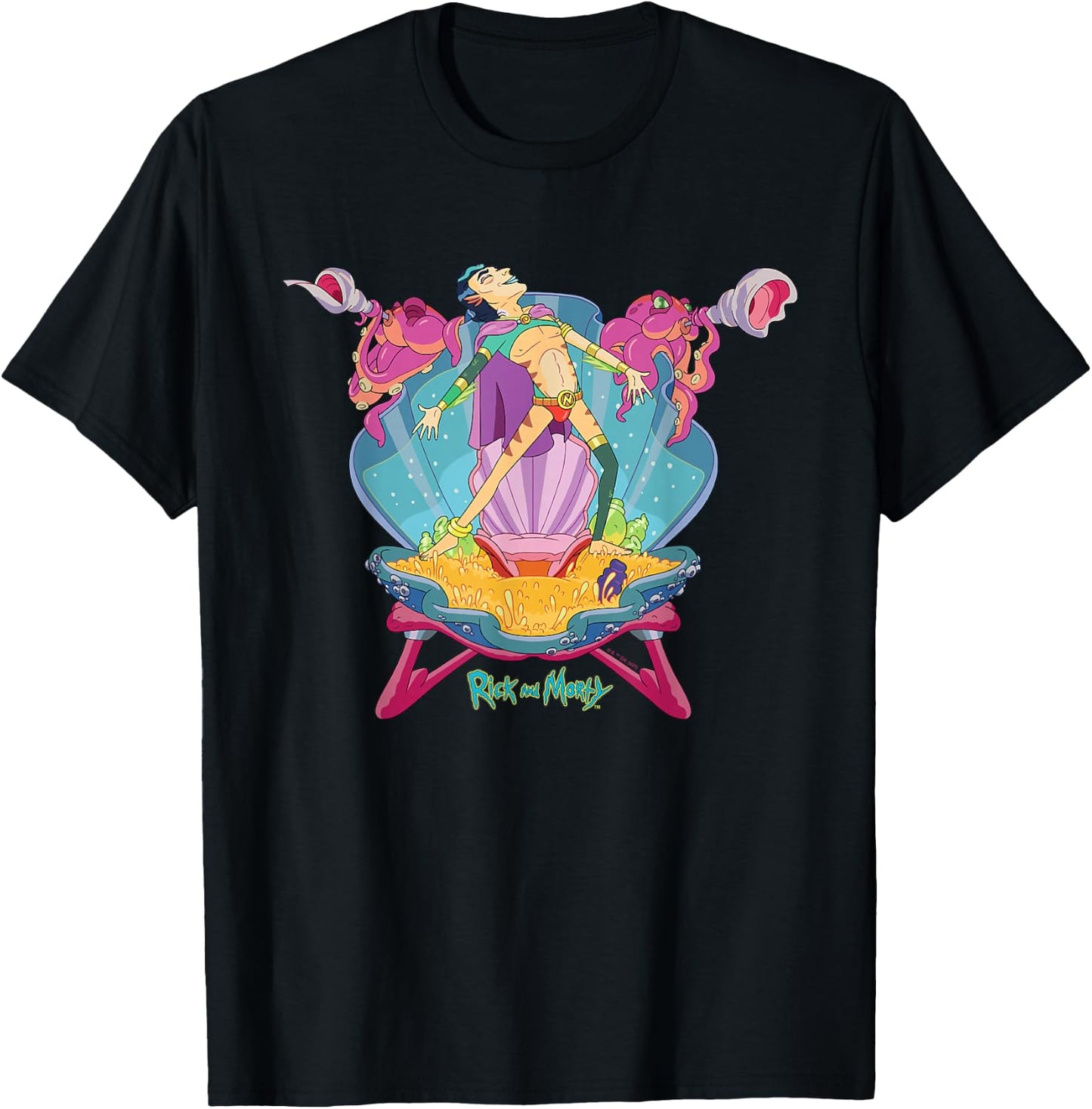 Rick and Morty Fabulous Mr. Nimbus T-Shirt - T-Shirt | Black