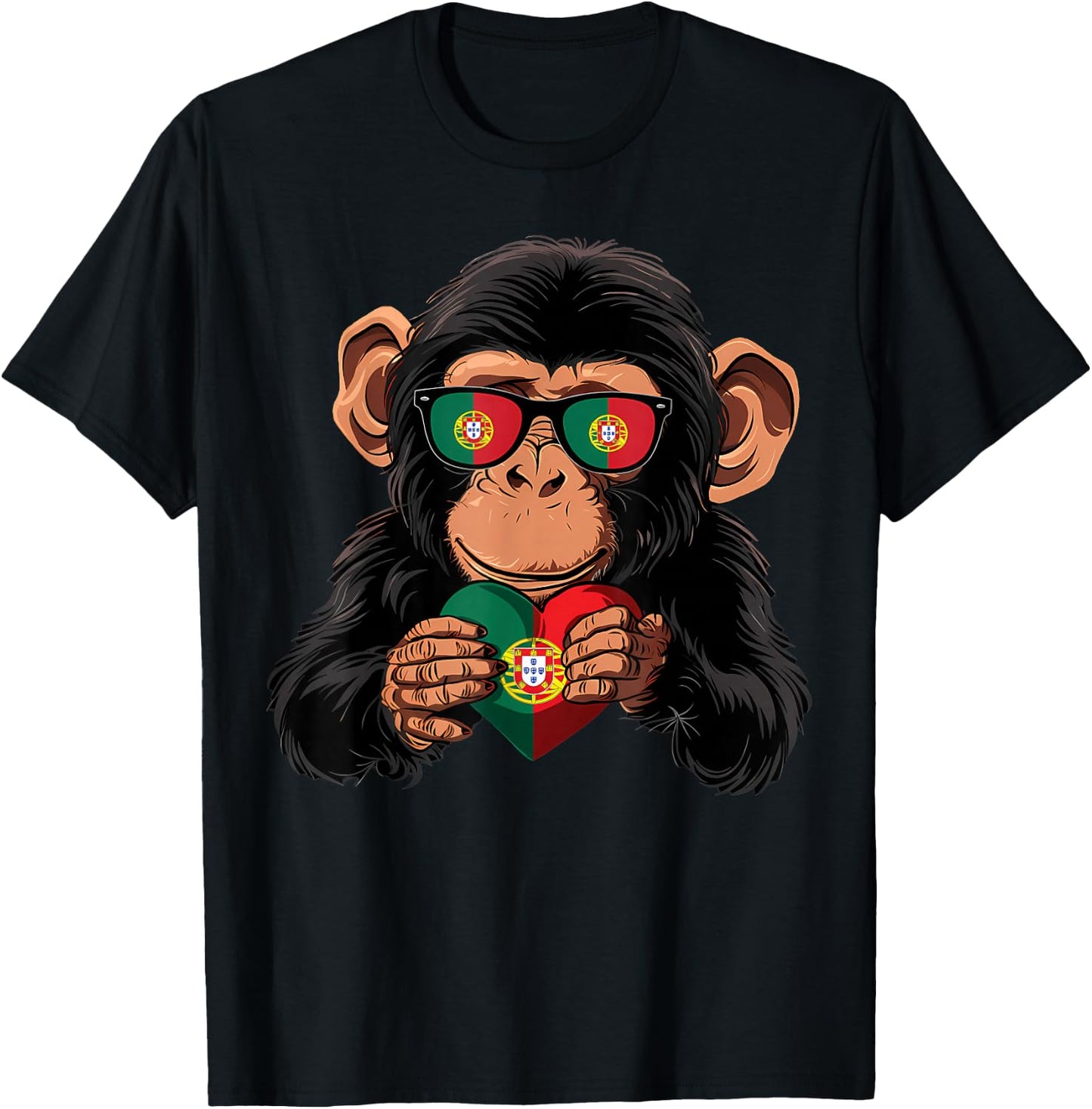 Portugal Flag Portuguese Pride Portuguese Roots Portugal T-Shirt - T-Shirt | Black