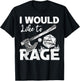 I Would Like To Rage Tabletop B.arbarian Role Play Black -Adults Classic Fit Cotton Blend Short Sleeve T-Shirt - T-Shirt | Black