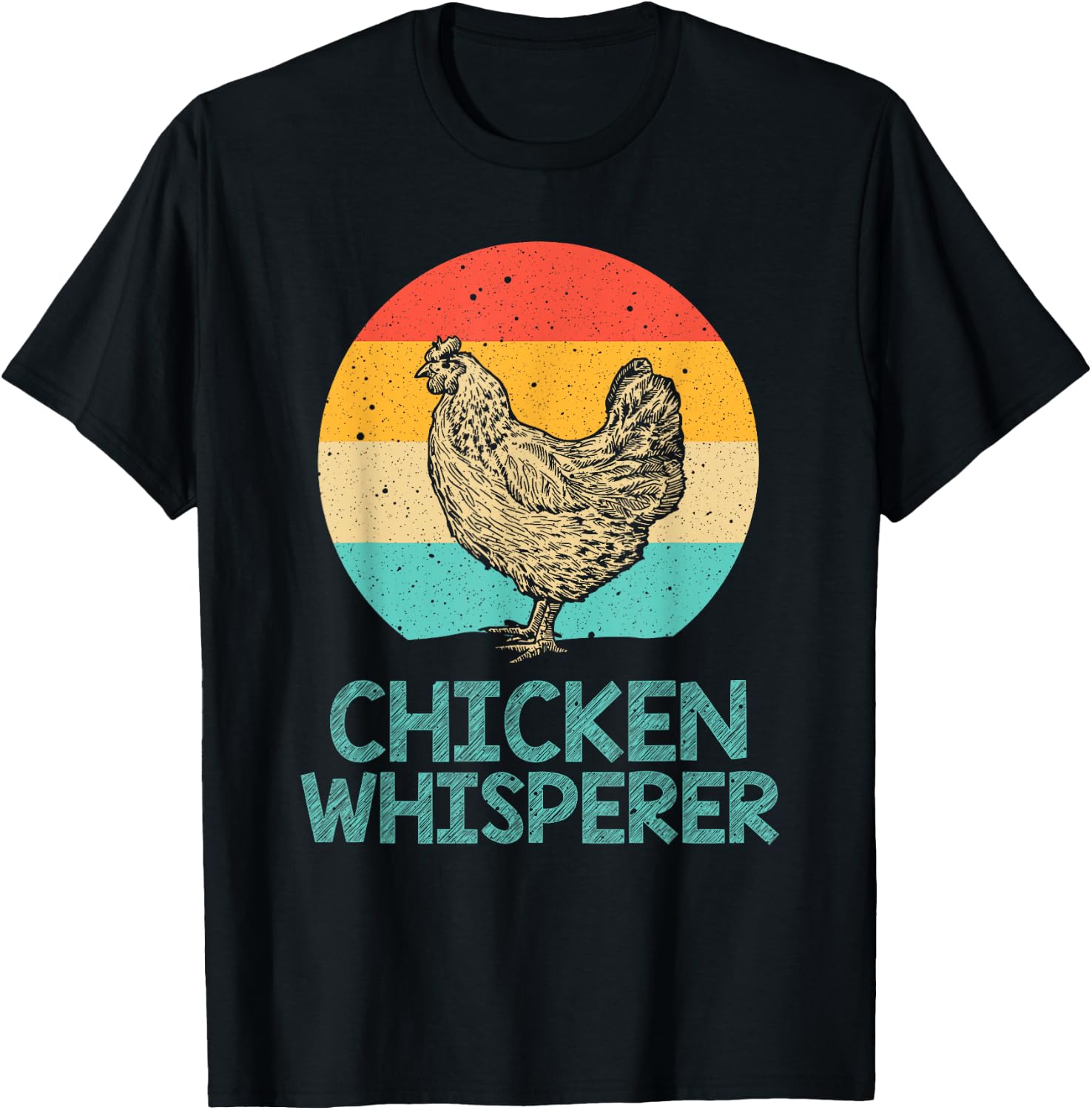 Cool Chicken Whisperer Women Chicken Lover Farmer T-Shirt - T-Shirt | Black