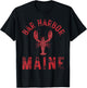 Bar Harbor Maine Lobster Travel Acadia Vintage T-Shirt - T-Shirt | Black