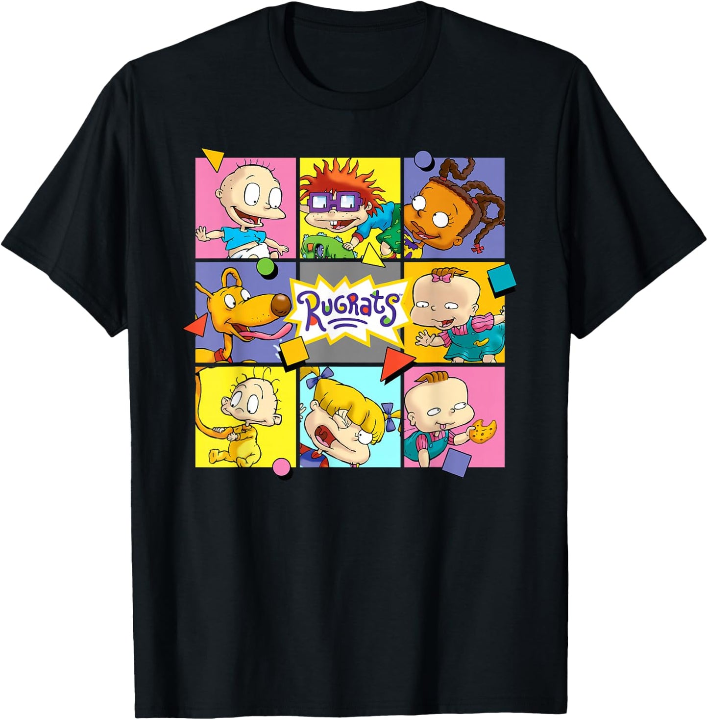 Rugrats - Tommy and Friends Box T-Shirt - T-Shirt | Black