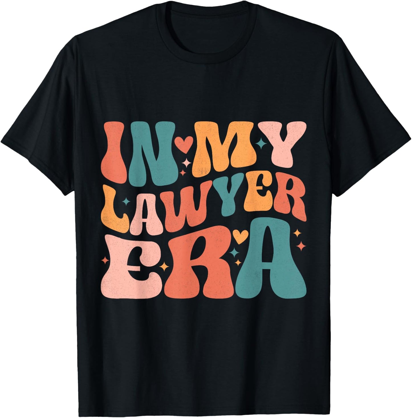 In My Lawyer Era , Small, Black T-Shirt - T-Shirt | Black