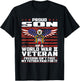 Freedom Isn't Free - Proud Son Of A World War 2 Veteran Gift T-Shirt - T-Shirt | Black