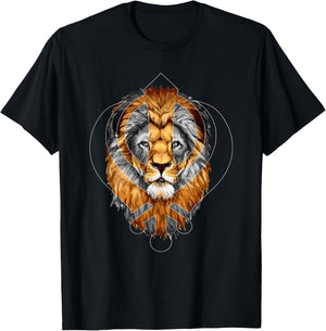 Punjabi Singh Sikh Khanda Lion Sikhism T-Shirt - T-Shirt | Black