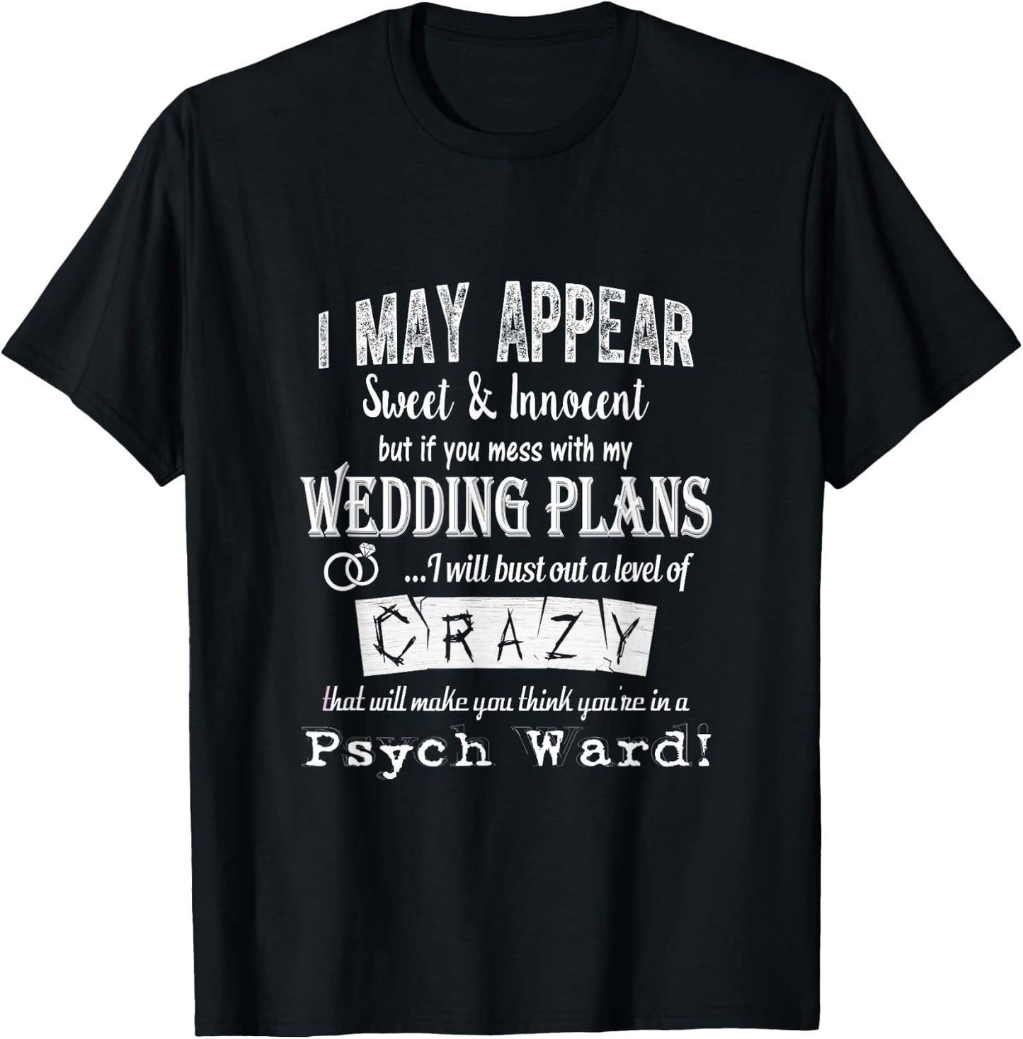 Funny Wedding Shirts: Funny Bride t shirt T-Shirt - T-Shirt | Black