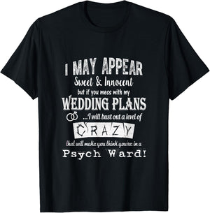 Funny Wedding Shirts: Funny Bride t shirt T-Shirt - T-Shirt | Black