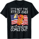 It's Not 4th of July Until My Weiner Comes Out - Funny Party T-Shirt - T-Shirt | Black
