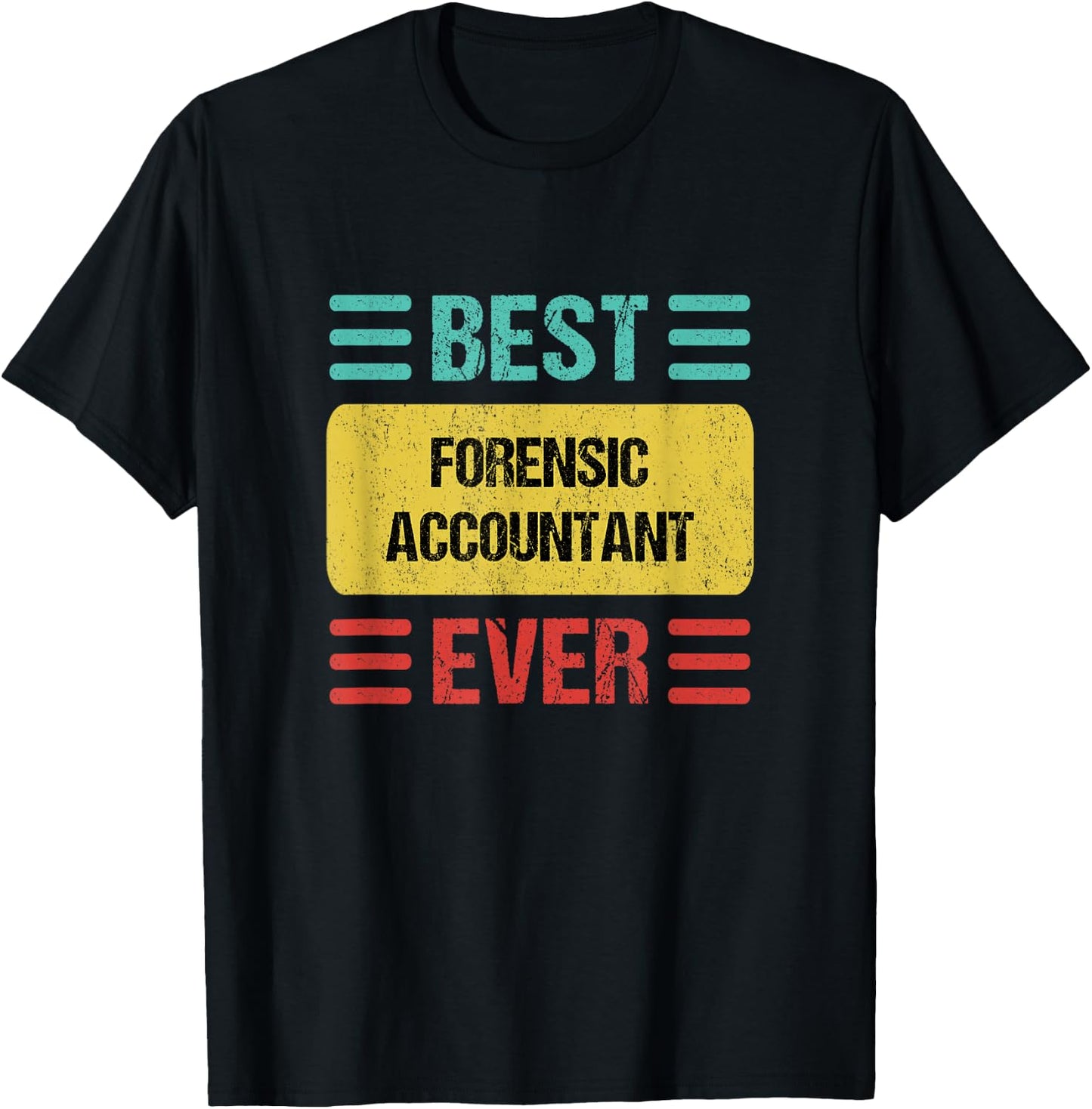 Forensic Accountant T-Shirt - T-Shirt | Black