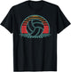 Volleyball Lover Retro Vintage 80s Style Player T-Shirt - T-Shirt | Black