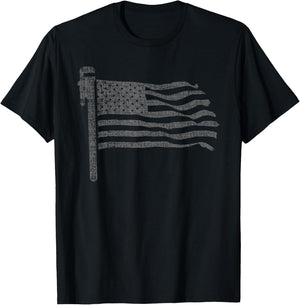 Patriotic Plumber US Flag Plumbing Handyman Pipe Fitter T-Shirt - T-Shirt | Black