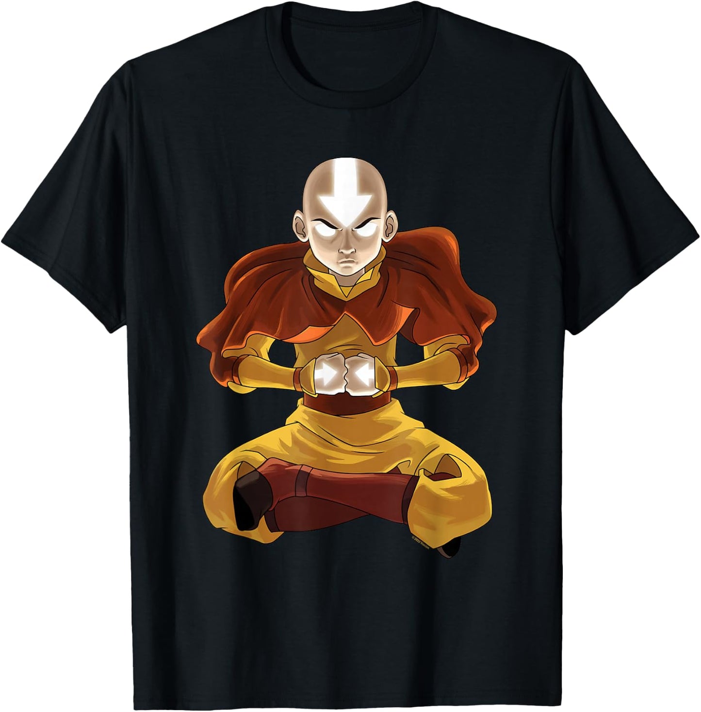 Avatar: The Last Airbender Aang Meditation T-Shirt - T-Shirt | Black