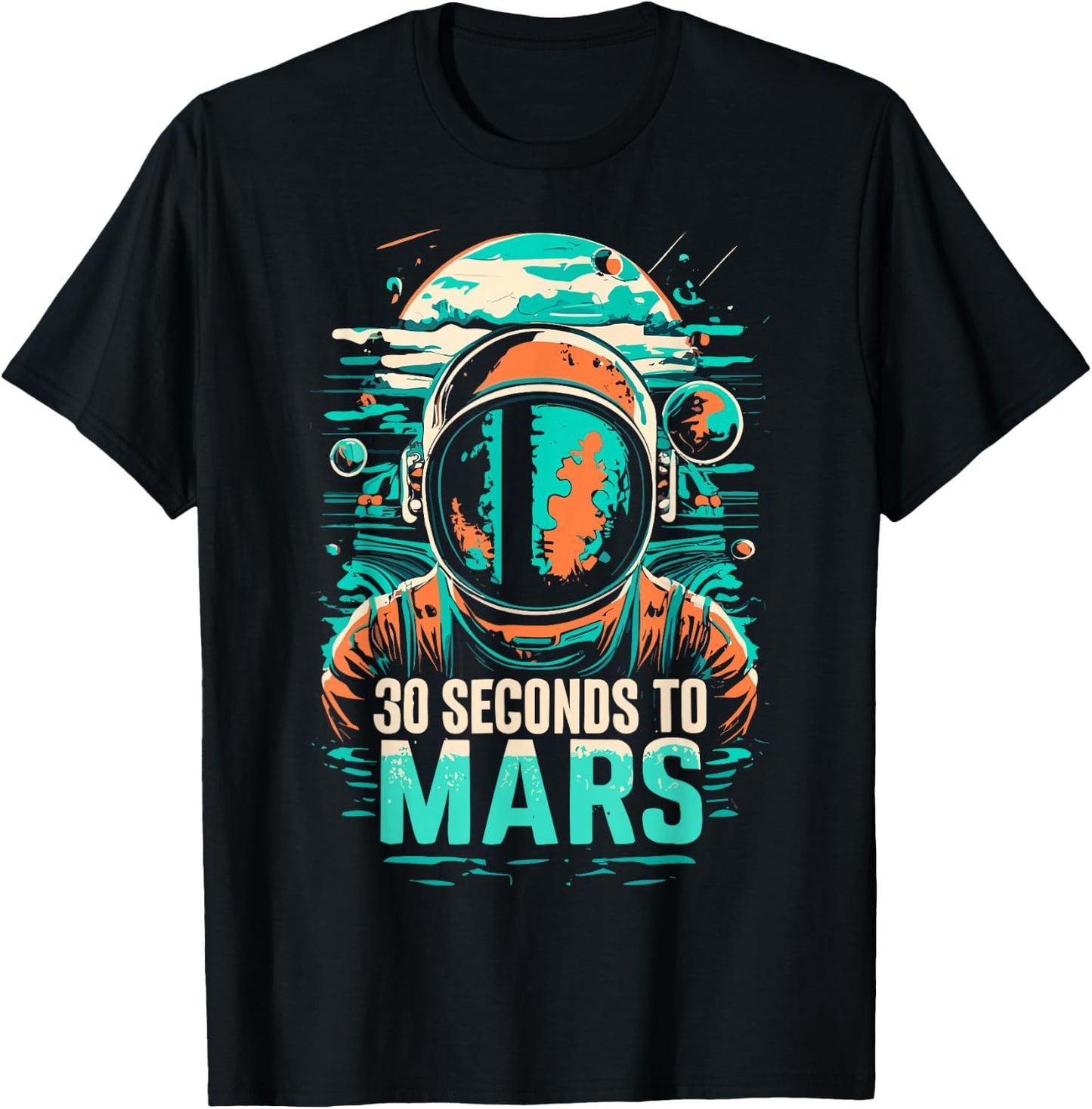 30 Seconds to Mars T-Shirt - T-Shirt | Black