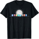 Starry Night Owls T-Shirt - T-Shirt | Black