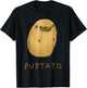 Pugtato Potato Dogs T-Shirt - T-Shirt | Black