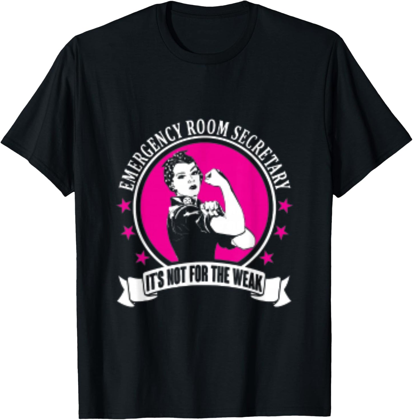 Emergency Room Secretary T-Shirt - T-Shirt | Black