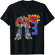 Kids 3rd Birthday Bot Robot for 3 Yr Old Boys Girls T-Shirt - T-Shirt | Black