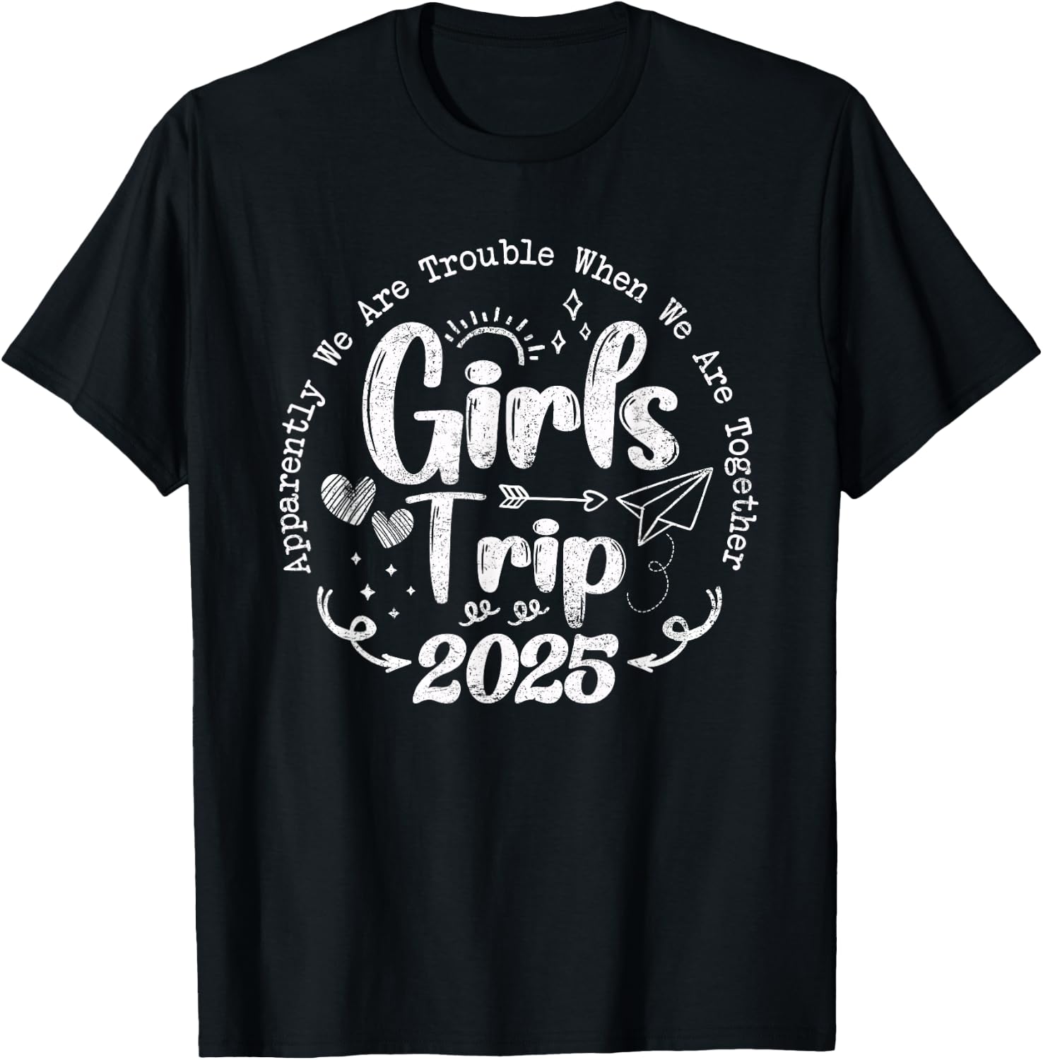 Black Graphic Travel , Small, Short Sleeve, All Seasons T-Shirt - T-Shirt | Black