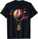 Hot Air Balloon Ride Festival Hot Air Ballooning T-Shirt - T-Shirt | Black