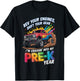 Back to School Pre-K Preschool Monster Truck First Day Boys T-Shirt - T-Shirt | Black