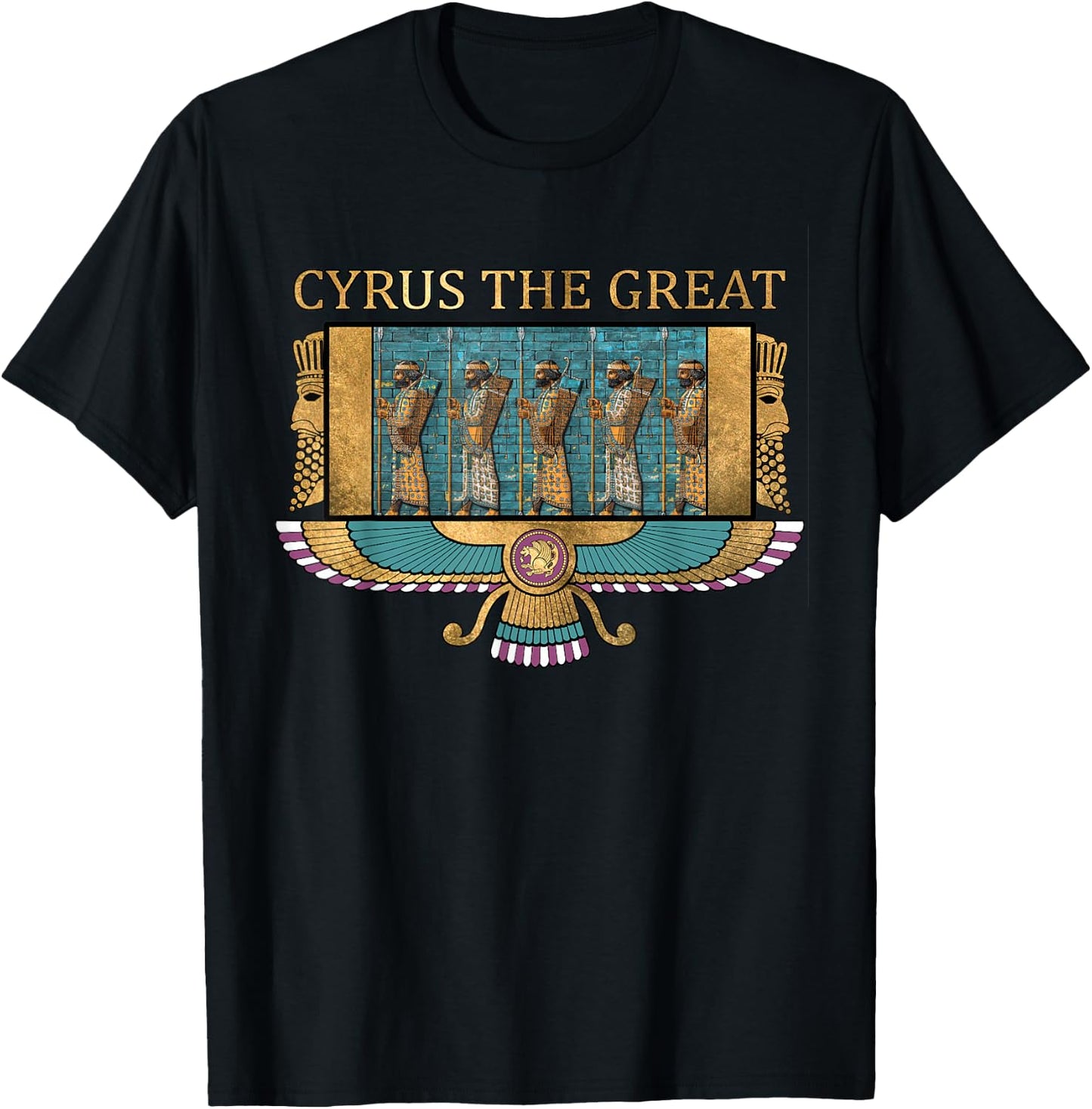 Cyrus the Great Ancient Persia Achaemenid Persian T-Shirt - T-Shirt | Black