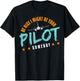 Be Nice I Might Be Your Pilot Someday Navigation Fly Plane T-Shirt - T-Shirt | Black