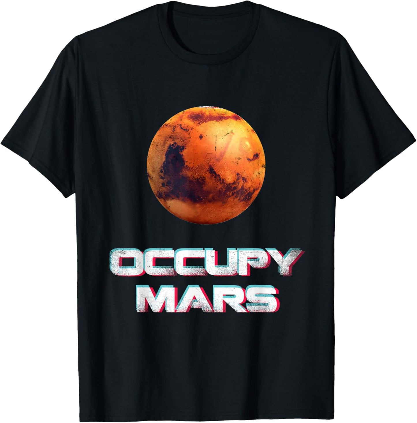 Occupy Mars T-Shirt - T-Shirt | Black
