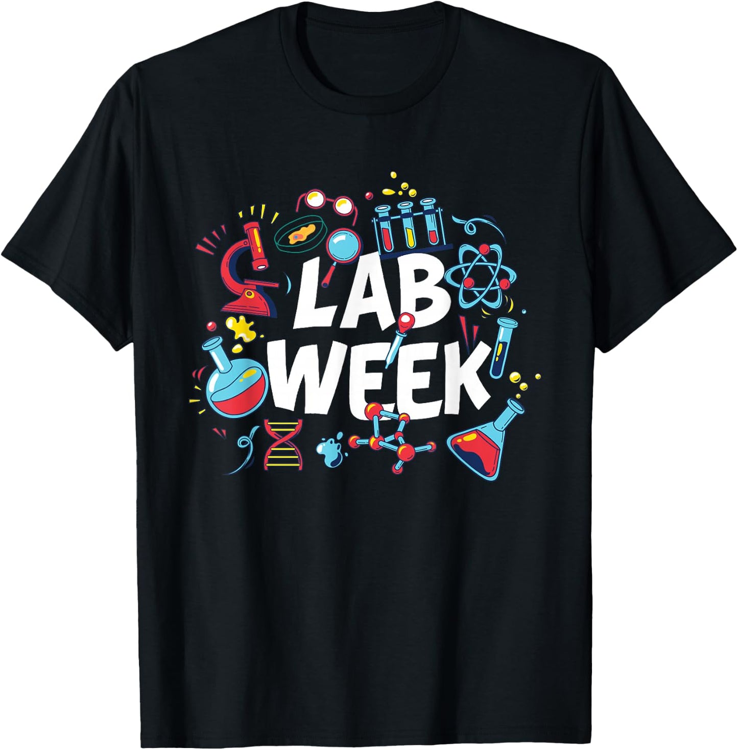 Lab Week - Laboratory Technician Clinical Medical Scientist T-Shirt - T-Shirt | Black