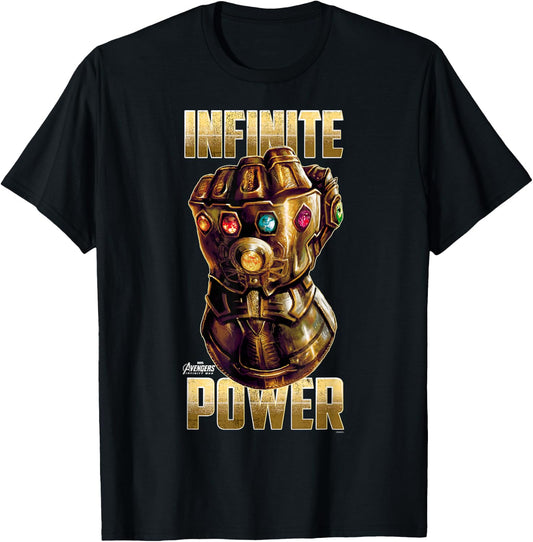 Marvel Avengers Infinity War Infinite Power Graphic T-Shirt - T-Shirt | Black