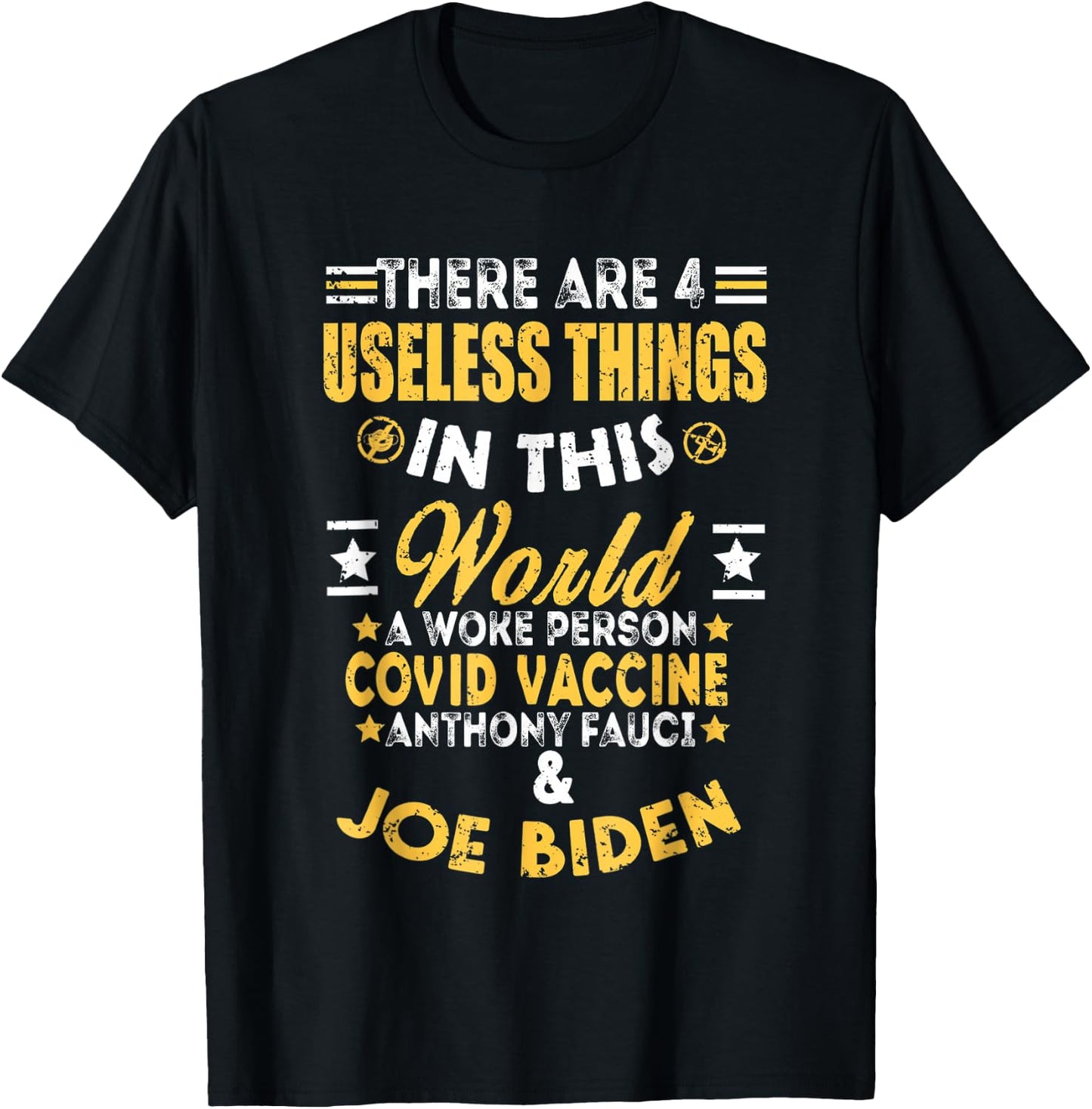 There Are Four Useless Things In This World Quote Funny T-Shirt - T-Shirt | Black