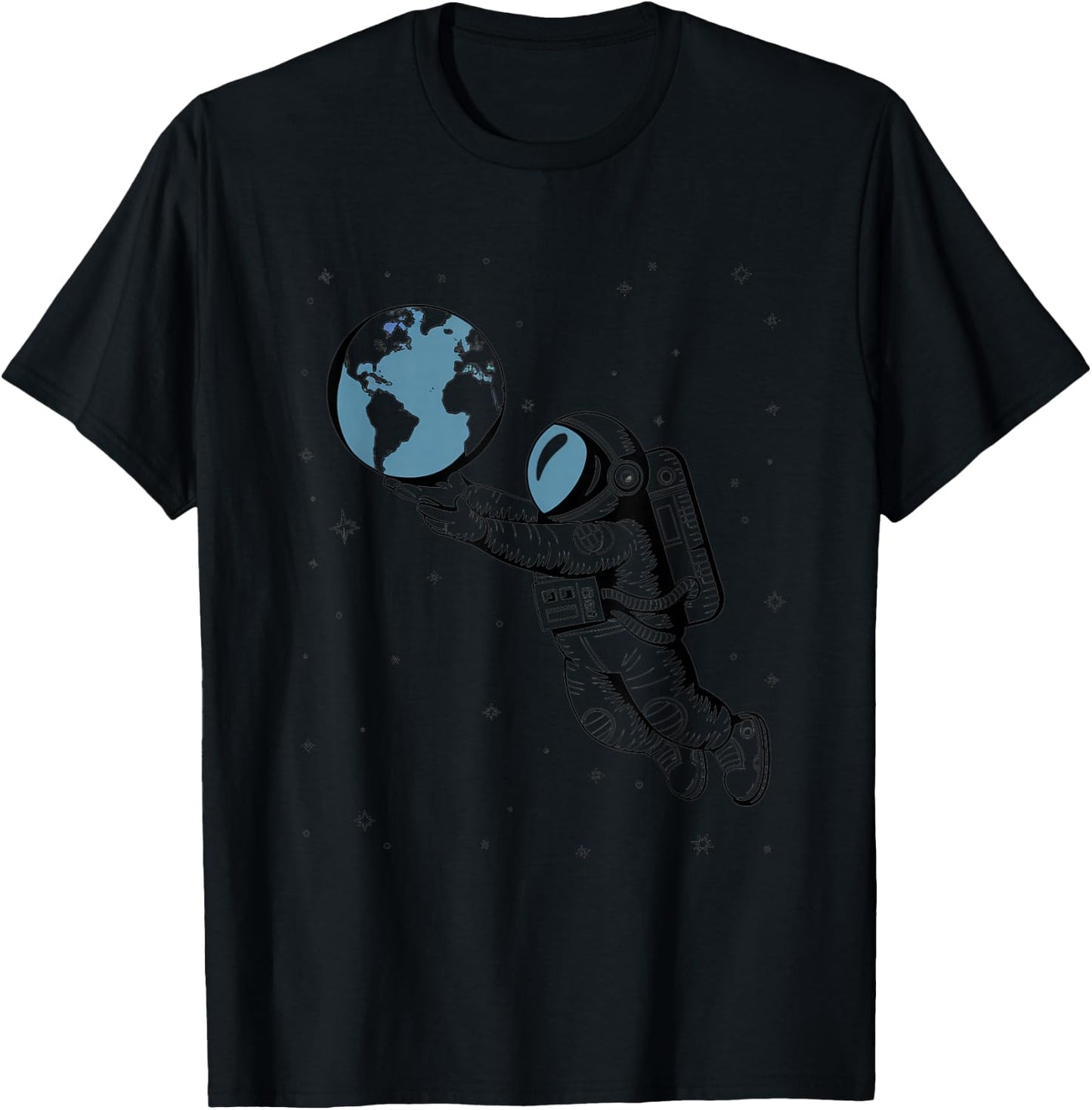 Cosmic Explorer Voyager T-Shirt - T-Shirt | Black