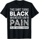 Warrior Ehlers-Danlos Syndrome EDS Awareness Zebra Ribbon T-Shirt - T-Shirt | Black