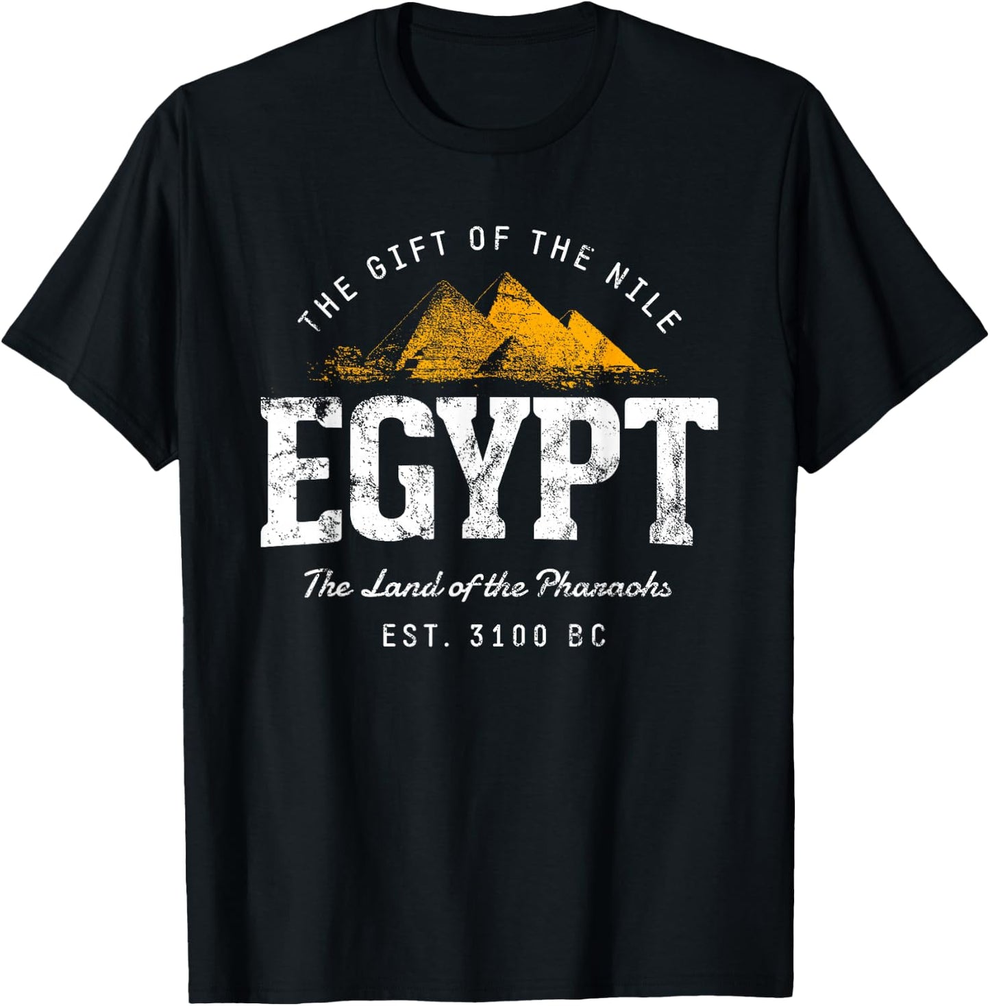 Egypt Souvenirs by Treaja Retro Egypt Vintage T-Shirt - T-Shirt | Black