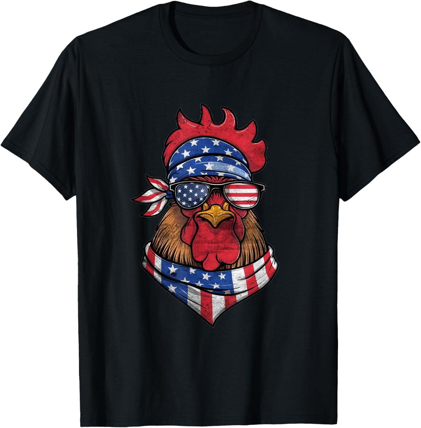 4th Of July Boys Kids Fourth Of July American Bald Eagle T-Shirt - T-Shirt | Black