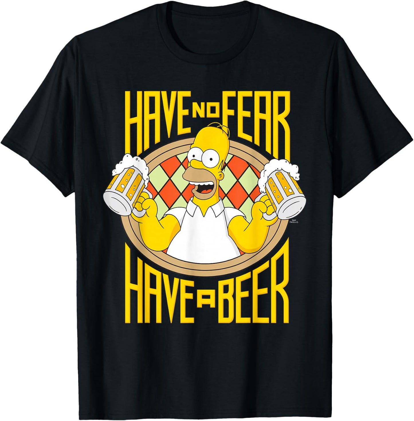 The Simpsons Homer Beer Fear Chill-Out Weekend Brewmaster T-Shirt - T-Shirt | Black
