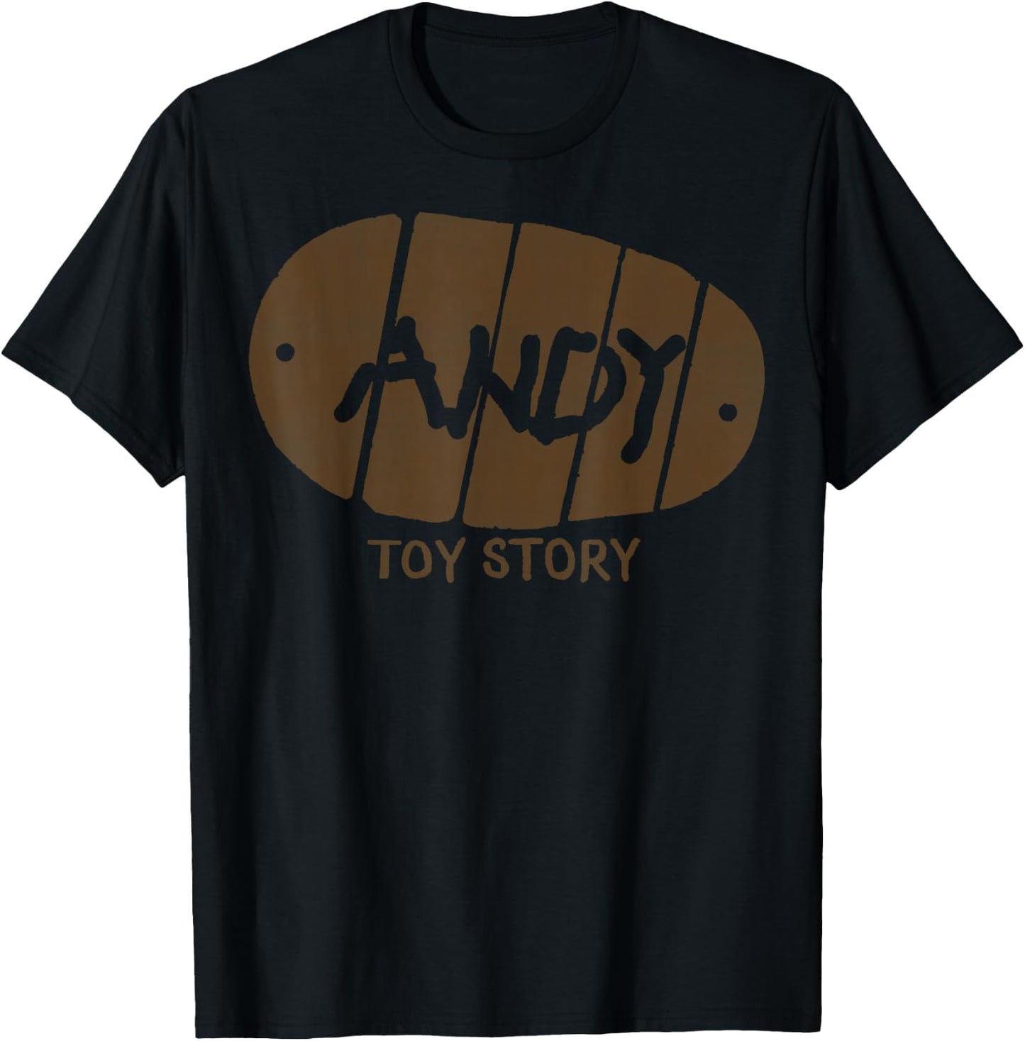 Disney Pixar Andy Footprint Logo T-Shirt - T-Shirt | Black